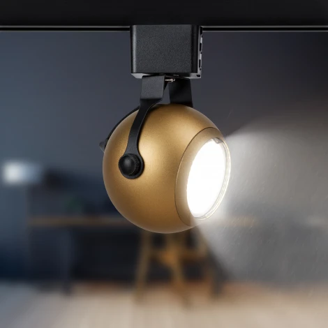 Трековый светильник ЭРА TR35-GU10 MG (220V, шар)