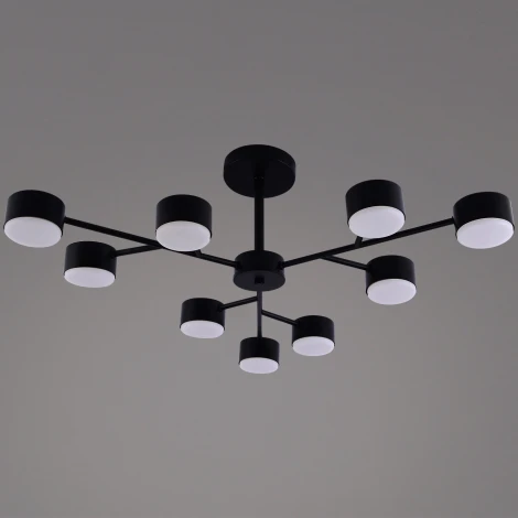 Потолочная люстра на штанге Reluce 03726-0.3-09 BK GX53