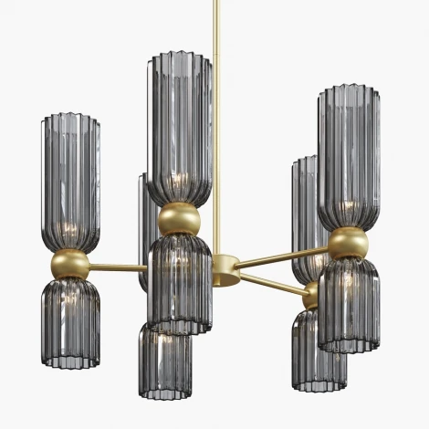 Потолочная люстра на штанге Maytoni Antic MOD302PL-10GR