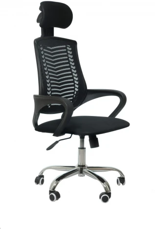 Кресло King Style Наоми U CH (DMS, крестовина хром, ролики ст).