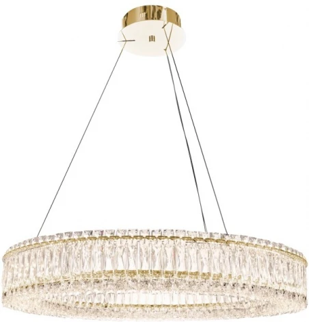 Подвесная люстра Fluorite Vetto FL1147-8P (LED, 220V, хрусталь, на тросе, круглые)