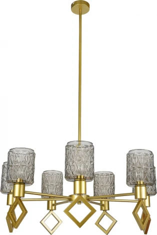 Потолочная люстра на штанге (13025/7R Gold) Indigo Preda V000470 (220V)