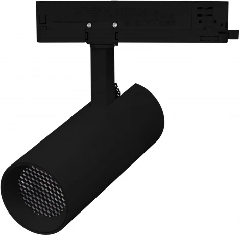 Трековый однофазный светильник LED LGD-GERA-2TR-R60-15W Warm3000 (BK, 55 deg, 230V) (Arlight, IP20 Металл) 055069