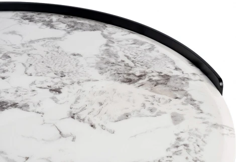 Журнальный стол Garda Decor 58DB-CT20016 (Золото/Белый мрамор)