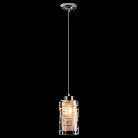 Подвесной светильник Eurosvet 50002 50002/1 хром (220V, на проводе, круглые)