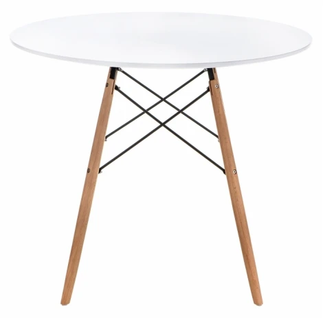 Стол Woodville Table 90 white / wood 15364