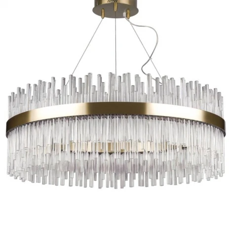 Подвесная люстра L'Arte Luce Mayfair L43010 (LED, 220V, хрусталь K9, на тросе, круглые)