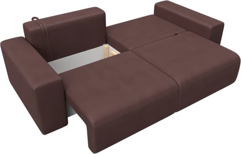 Диван прямой Лига-036 НПБ Классик Лига Диванов (Замша) арт.127659