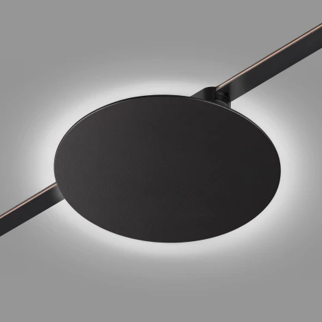 Трековый смарт-светильник для низковольтного шинопровода Novotech Easy 359475 черный с двумя режимами работы LED 6W 24V 3000-6000K (умный дом - Алиса, Tuya Smart, круглые)