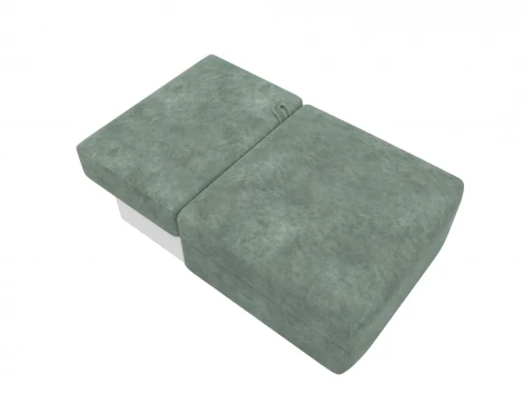 Модуль диван Лига-060 НПБ (ЛДСП,Брус,Фанера,Велюр/Зеленый) Лига Диванов 129547