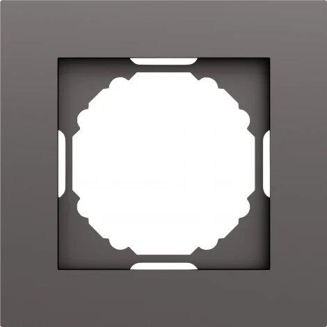 Рамка 1-я, матовый титан Donel A07 DE21145