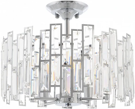 Потолочная люстра хрустальная на штанге Arte Milano Sorrento-3209 373209/5/80/390 CR (220V)