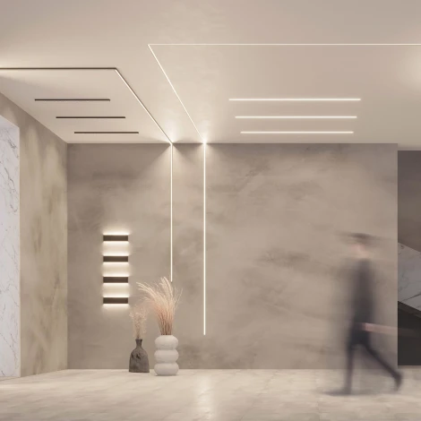 Профиль SL-LINE-3523-F-2500 BLACK (Алюминий) 033738 Arlight SL-LINE