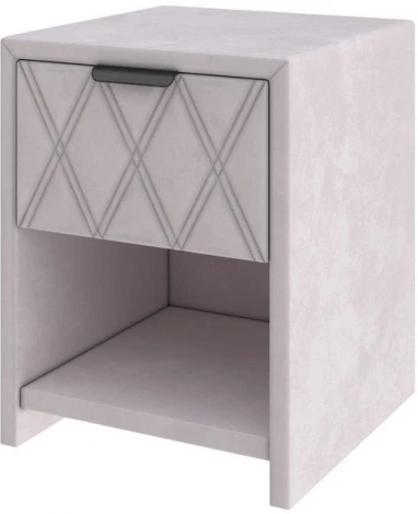 PROxSON Тумба Side (Ткань: Велюр Casa Лунный) 44x45