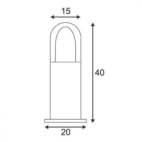 Наземный светильник Slv Rusty 229431