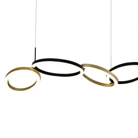 Подвесной светильник Anello  V000215L (14034/C/6P Black)