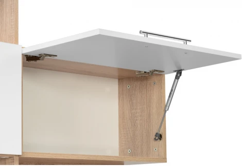 Компьютерный стол Woodville КСТ-14Л левый дуб сонома / белый 285121