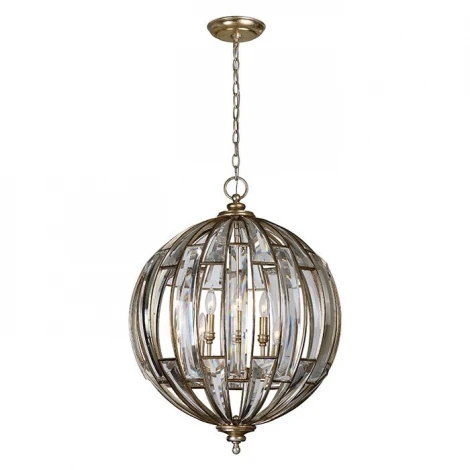 Подвесная люстра L'Arte Luce Space L50406.00 (220V, на цепи, подсвечник, свеча, шар)