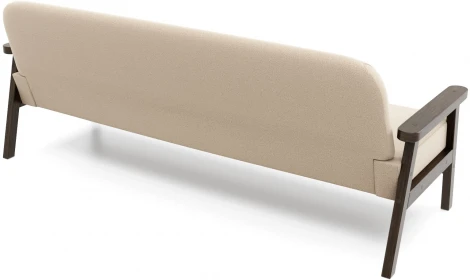 Диван Arsko прямой Флори Б венге велюр бежевый