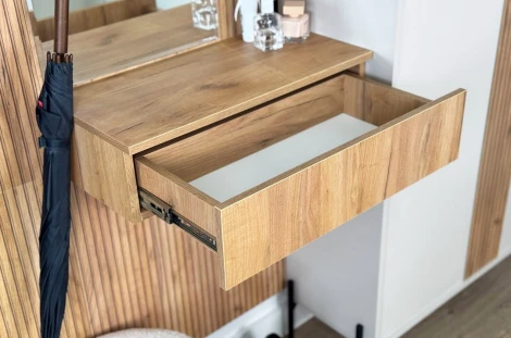 Зеркало Бодрум Mebelson (ЛДСП,Зеркало,Пластик,Дерево/Дуб крафт золотой) арт.176760,2553