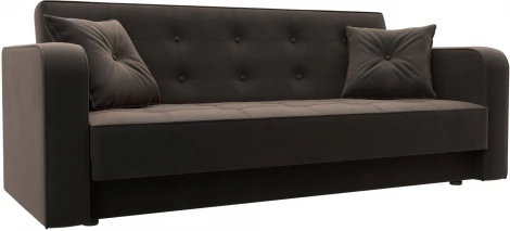 Диван-книжка Тур (Коричневый/Велюр) Лига Диванов арт.121777