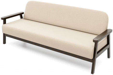 Диван Arsko прямой Флори Б венге велюр бежевый