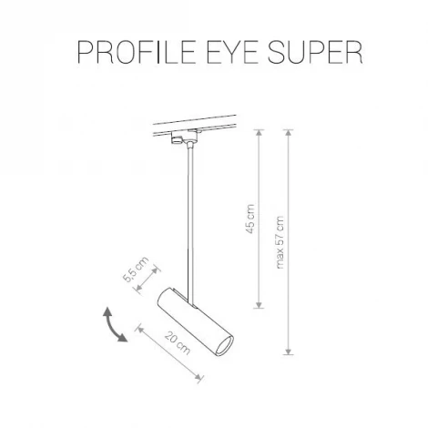 Трековый светильник Nowodvorski Profile Eye Super 9325 (220V)