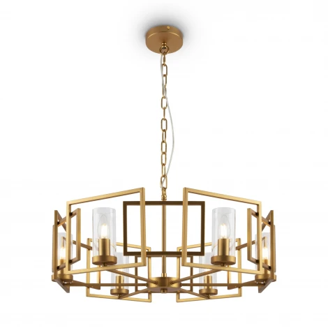 Подвесная люстра Maytoni Bowi H009PL-06G (220V, на цепи, круглые)