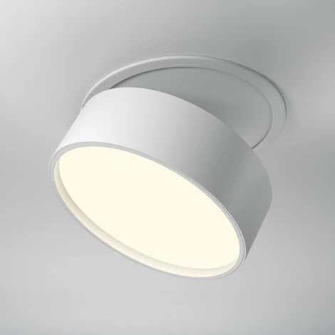 Встраиваемый светильник Maytoni Onda DL024-18W3K-W (LED, 220V, круглые)