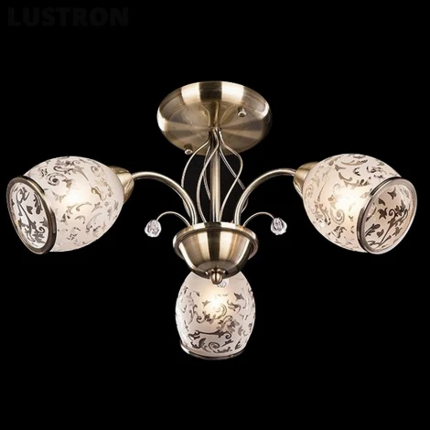 Потолочная люстра Eurosvet 30026 30026/3 античная бронза (220V, лепестки)