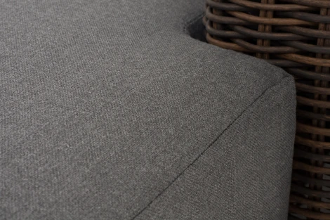 "Капри" кушетка из искусственного ротанга, цвет коричневый 4SIS арт.УТ-00009394