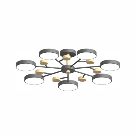 Потолочная люстра светодиодная на штанге LED4U LED4U L3205-800 GR