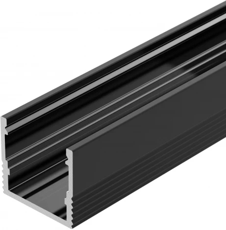 Профиль SL-MINI-15-2000 BLACK (Arlight, Алюминий) 049020