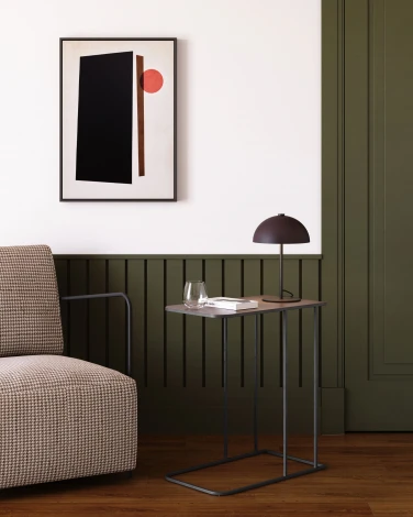 Кресло La Forma (ex Julia Grup) Gamer (Коричневый,Бежевый/ Сталь,ДСП,Акрил,Сосна,Пенополиуретан,Металл,Пена)