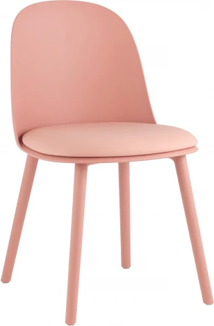 Стул Fog с подушкой пластик пыльно-розовый УТ000036898