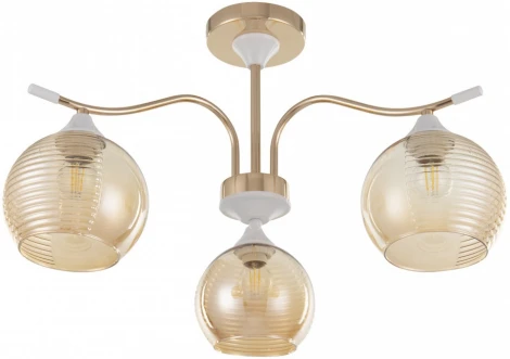 Потолочная люстра на штанге Arte Milano Napoli 327719/3 FG+WH (220V, шар)