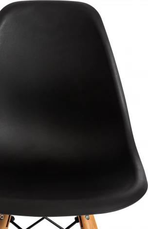 Стул CINDY (EAMES) (mod. 001) / 1 шт. в упаковке (Дерево бук,Металл,Пластик /Черный)