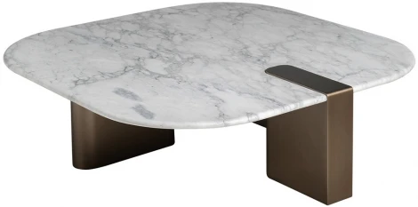 58DB-24087 Стол журнальный Brandon 100*100*30см Garda Decor