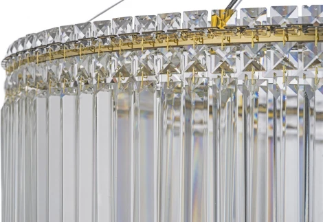 Подвесная люстра Arti Lampadari Ovindoli Ovindoli L 1.5.80.101 G (LED, 220V, на тросе, круглые)