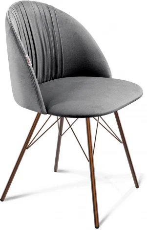 Стул SHT-ST35-1/S37 угольно-серый/медный металлик Sheffilton 9890148506