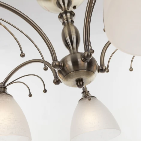 Потолочная люстра IDLamp Milana 273/5PF-Oldbronze