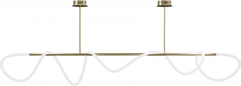 Потолочная люстра на штанге с гибким неоном Lightera Nyasa LE117L-150GA Wi-Fi (LED, 220V, управление смартфоном, голосовое управление, умный дом - Алиса, Tuya Smart, Маруся, Smart Life, Экосистема Сбер)