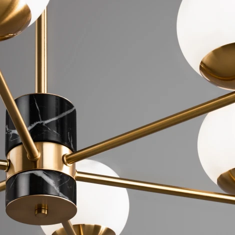 Потолочная люстра на штанге Freya Marble FR5230PL-06BS (шарики)