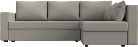 Диван угловой Мансберг правый угол (Бежевый/Рогожка) Лига Диванов арт.121536