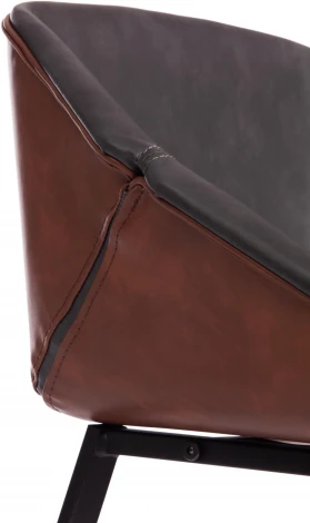 Стул барный DORO (mod. 9088S) пластик/металл, 53,5 х 52 74 97,5 см , Grey (Cерый) 7 / Brown (Коричневый) 9 черный Tetchair 15531