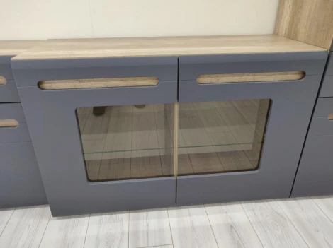 Комод БТС Наоми КМ-10, Дуб каньон/Графит нубук