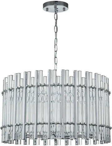 Подвесная люстра Violino V000308 (12025/7P Chrome) (220V, на цепи, круглые)