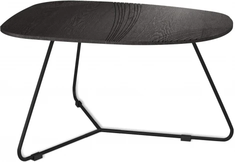 Столик журнальный Sheffilton SHT-CT52-2 сонора/черный муар