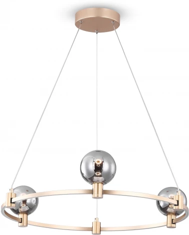 Подвесная люстра Freya Urban FR4005PL-03G (LED, 24V, на тросе, шарики, кольцо)