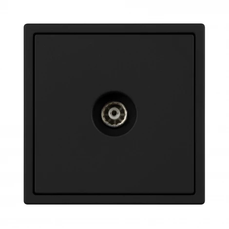 Механизм телевизионной розетки SCT-NOBE-MTV1-SFPL-BK (Arlight, Черный оникс) 054293